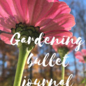 garden bullet journal